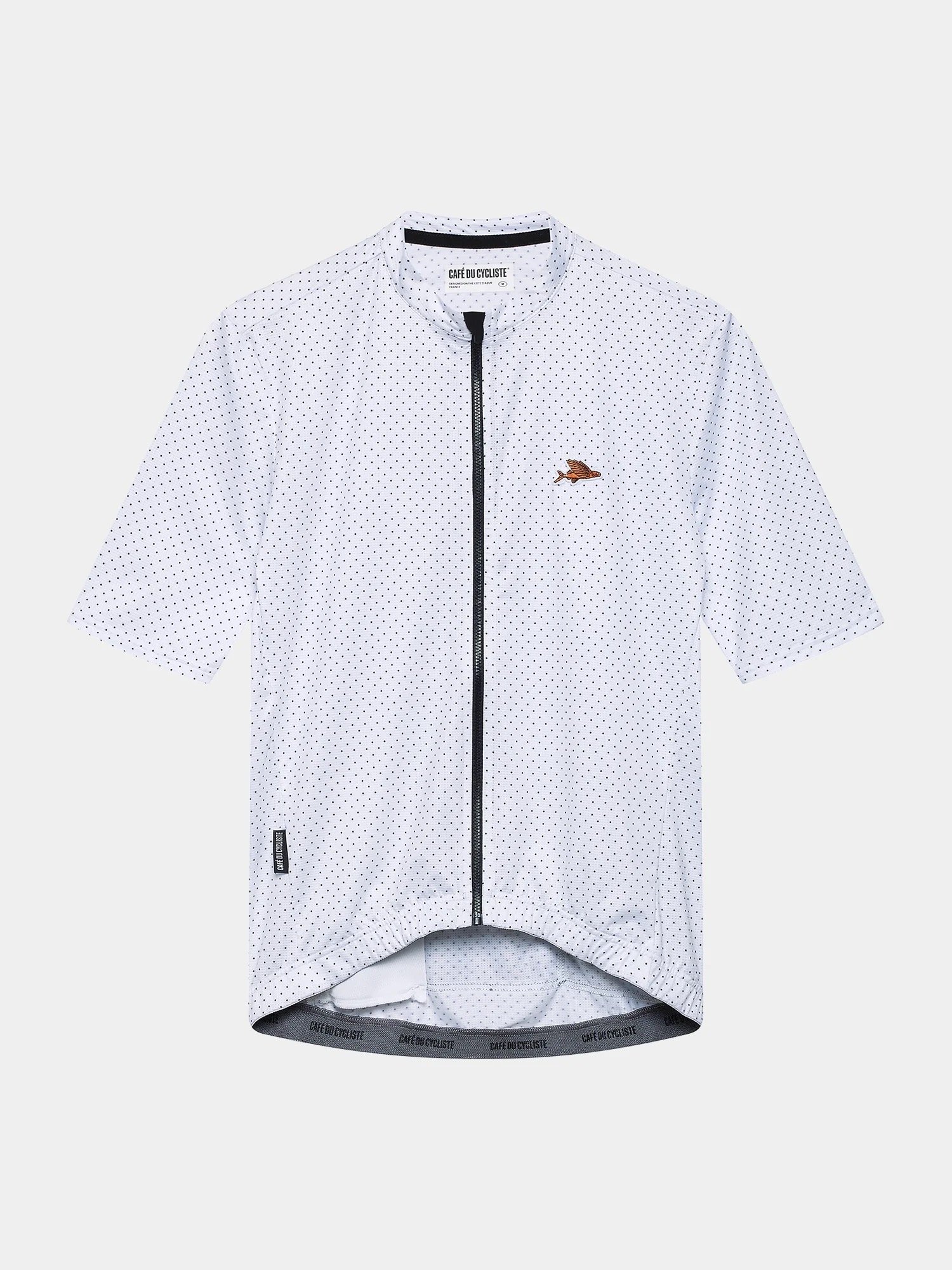 CAFÉ DU CYCLISTE Claudette Long Sleeve Jersey White Men CAFÉ DU CYCLISTE Claudette Long Sleeve Jersey White Men